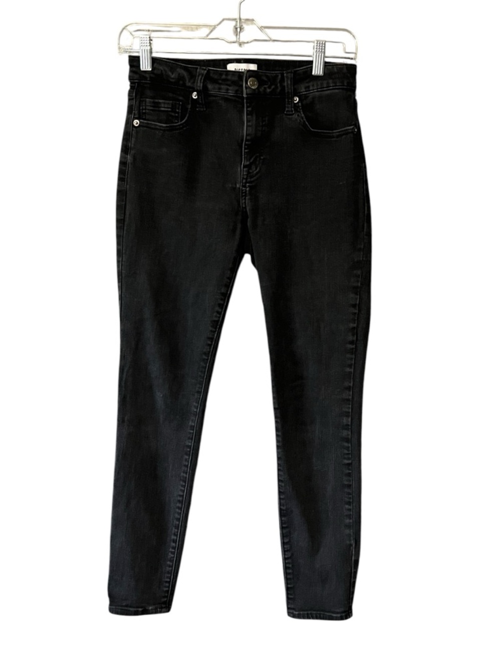 Pistola Black Skinny Jeans Size 27 High Rise Stretch Denim Women